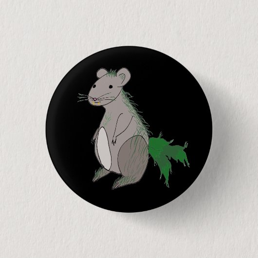 Sumpfmaus Button (Vorderseite)