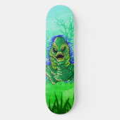 Sumpfmonster Beängstigender Spaß Skateboard (Vorderseite)