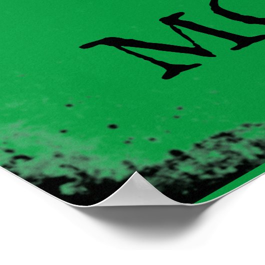 Sumpfmonster Halloween Prop Poster (Ecke)