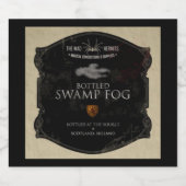 Sumpfnebel-Etikett Bierflaschenetikett (Einzelnes Label)