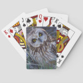 Sumpfohreule Spielkarten (Rückseite)