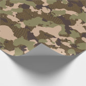 Sumpfpapier für Camouflage Geschenkpapier (Ecke)