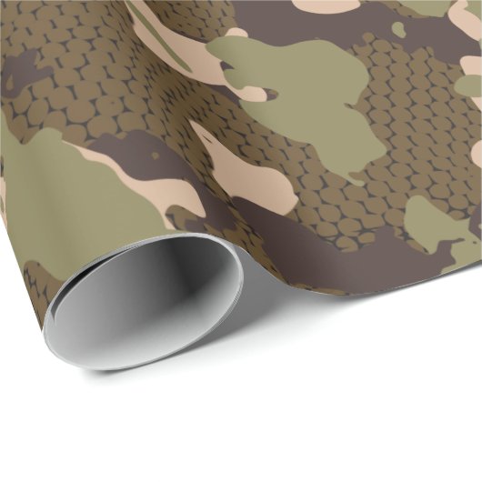 Sumpfpapier für Camouflage Geschenkpapier (Rolleneckpunkt)