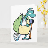 Sumpfschildkröte wird bald gut karte (Gelbe Blume)