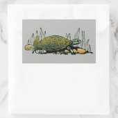 Sumpfschildkrötenkleber Rechteckiger Aufkleber (Tasche)