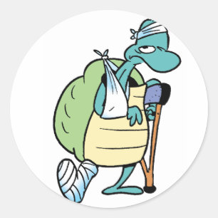 Sumpfschildkrötenschutzaufkleber Runder Aufkleber