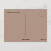 Sumpfwald in Mississippi Postkarte (Rückseite)