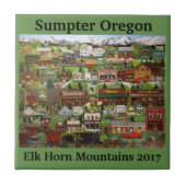 Sumpter, Oregon Tile 2 Fliese (Vorderseite)