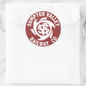 Sumpter-Tal-Eisenbahn-Aufkleber Runder Aufkleber (Tasche)