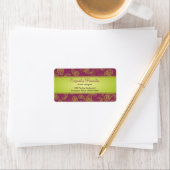 Sumptuous Paisley Address Labels Adressaufkleber (Insitu)