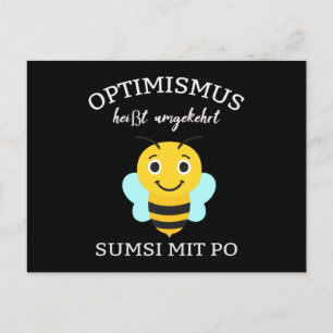 Sumsi With Butt Optim Beekeepers Bees Honey Postkarte