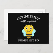 Sumsi With Butt Optim Beekeepers Bees Honey Postkarte (Vorne/Hinten)