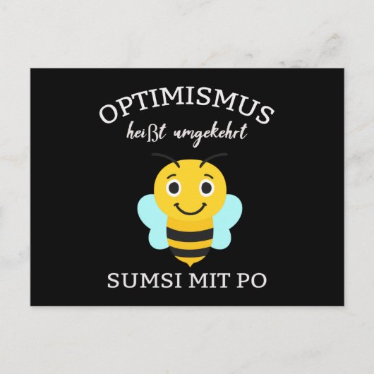 Sumsi With Butt Optim Beekeepers Bees Honey Postkarte (Vorderseite)