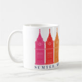 Sumter, sc Regenbogen-Tasse Kaffeetasse (Links)