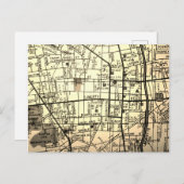 Sumter, SC Vintag Map Postkarte (Vorne/Hinten)