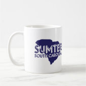Sumter South Carolina Form-Tasse Kaffeetasse (Links)