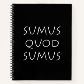 Sumus quod sumus notizblock (Vorderseite)