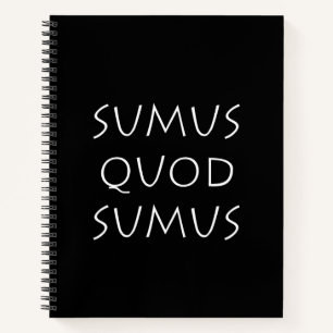 Sumus quod sumus notizblock