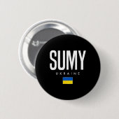Sumy Ukraine Button (Vorne & Hinten)