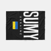 Sumy Ukraine Fleecedecke (Vorderseite (Horizontal))