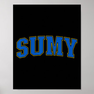 Sumy Ukraine Liebhaber Patriotisch Stolz Ukrainisc Poster