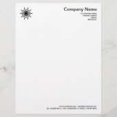 Sun 02 - Schwarz Briefbogen (Vorderseite)