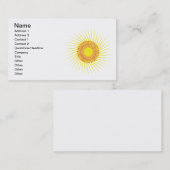 Sun 2 visitenkarte (Vorne/Hinten)