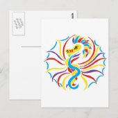 sun 2k10-dragon postkarte (Vorne/Hinten)