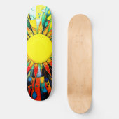 Sun Abstrakt 910 Skateboard (Vorderseite)