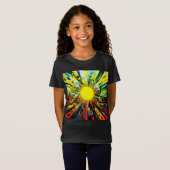 Sun Abstrakt 910 T-Shirt (Vorne ganz)