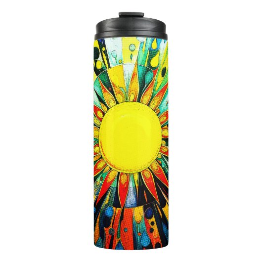 Sun Abstrakt 910 Thermosbecher (Vorderseite)