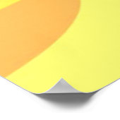 Sun abstrakte Kunst Poster (Ecke)