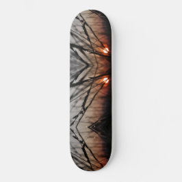 Sun abstraktes Fraktal 20,6 cm Skateboard