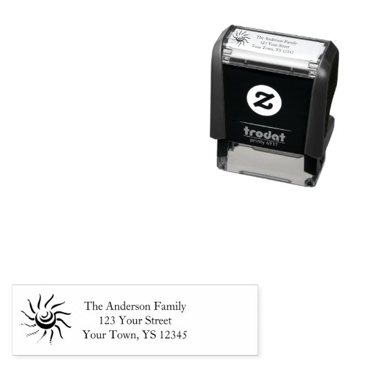 Sun-Adresse Permastempel (Beispiel)