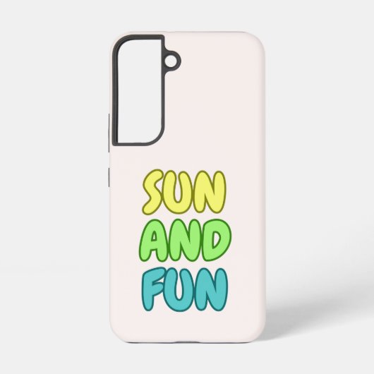 Sun And Fun Samsung Tough Case Galaxy Hülle (Rückseite)
