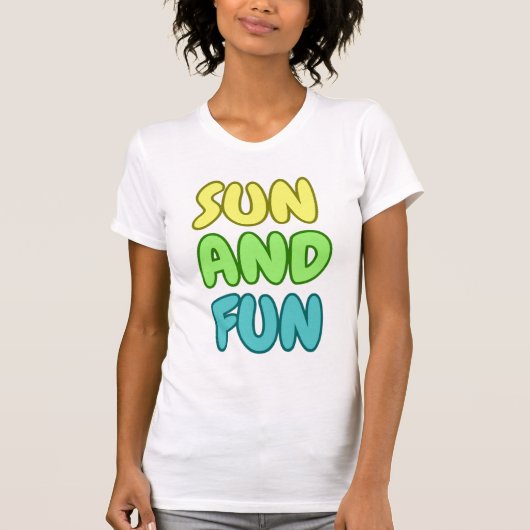 Sun And Fun Slim Fit T-Shirt (Vorderseite)