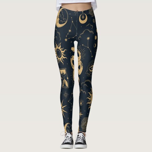 Sun and Moon -Astronomy Witch Leggings (Vorderseite)