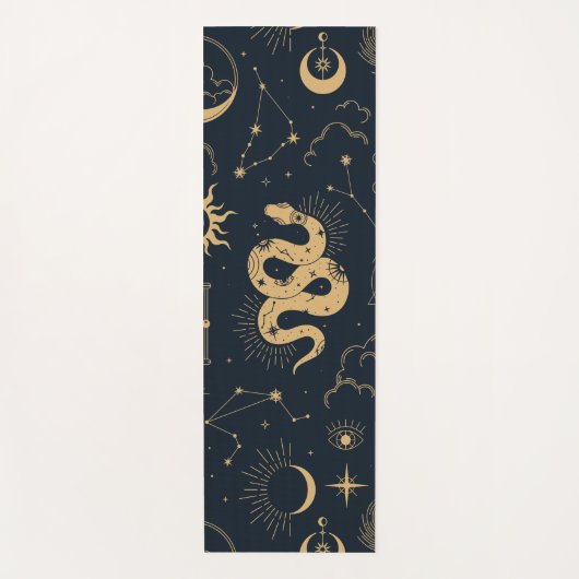 Sun and Moon -Astronomy Witch Yogamatte (Vorderseite)