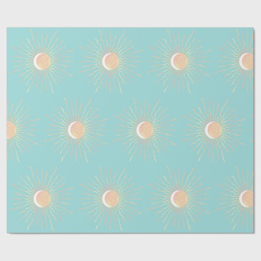 Sun And Moon Geschenkpapier (Flach)