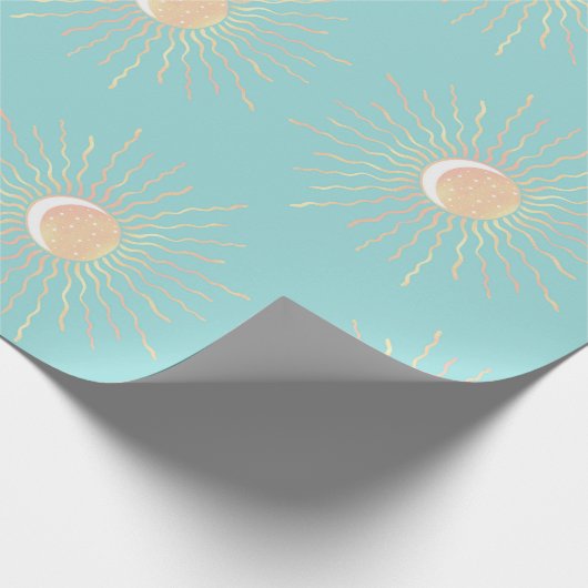 Sun And Moon Geschenkpapier (Ecke)