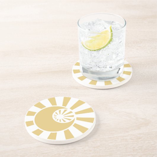 Sun And Moon Getränkeuntersetzer (Seite)