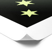 Sun and Moon Graphic Art Poster (Ecke)