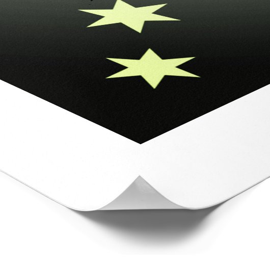 Sun and Moon Graphic Art Poster (Ecke)