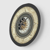 Sun And Moon Große Wanduhr (Winkel)