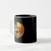 Sun and Moon Harmony Luxury Art Mug Zweifarbige Tasse (Vorderseite Links)