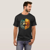 Sun and Moon Harmony Luxury Art T-Shirt (Vorne ganz)