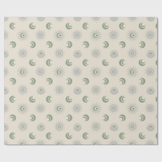 Sun and Moon in Harmony! Geschenkpapier (Flach)