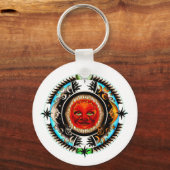 Sun and Moon Space Mandala Schlüsselanhänger (Vorderseite)