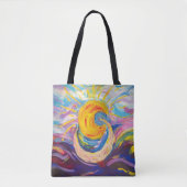"Sun and Moon" Tote Bag (Medium) Tasche (Vorderseite)