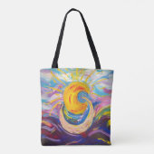 "Sun and Moon" Tote Bag (Medium) Tasche (Rückseite)